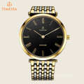 Men Wristwatches Black Dial Gold Hands Scratch-Resistant Sapphire Crystal 72464